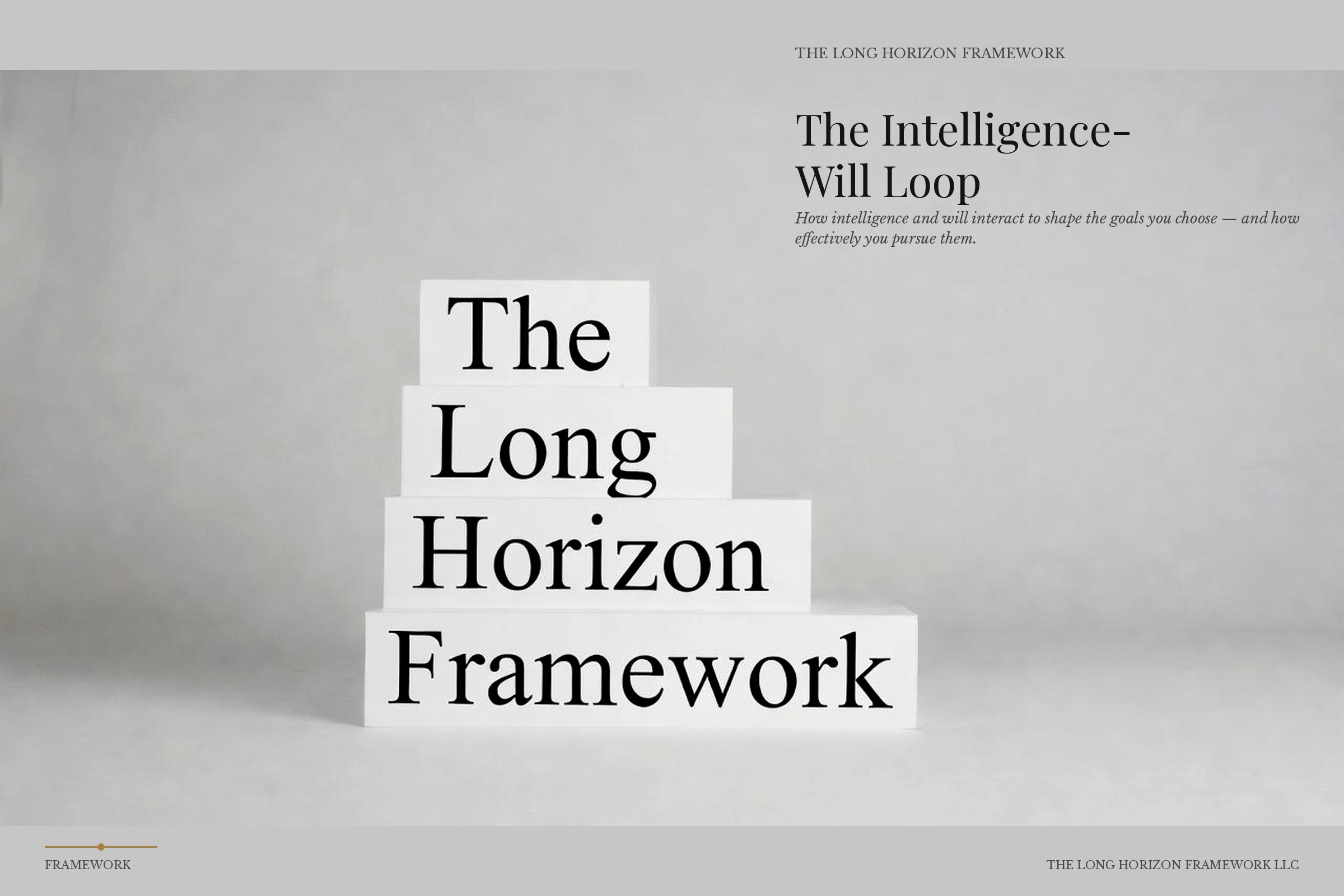 The Intelligence-Will 
Loop